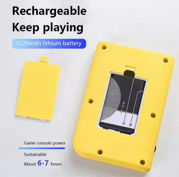 Pocketboy 500-i-1 Retro Video spillkonsoll