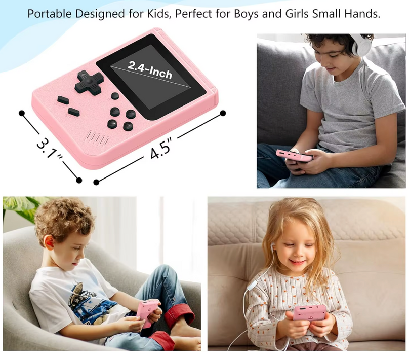Pocketboy 500-i-1 Retro Video spillkonsoll
