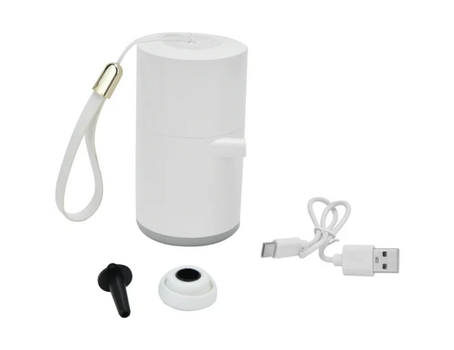 Bærbar 3 in 1 air pump inflator oppladbar luftpumpe med lampe