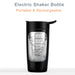 Electric Protein Shaker Bottle - Elektrisk Proteinshaker flaske - Overrask.no