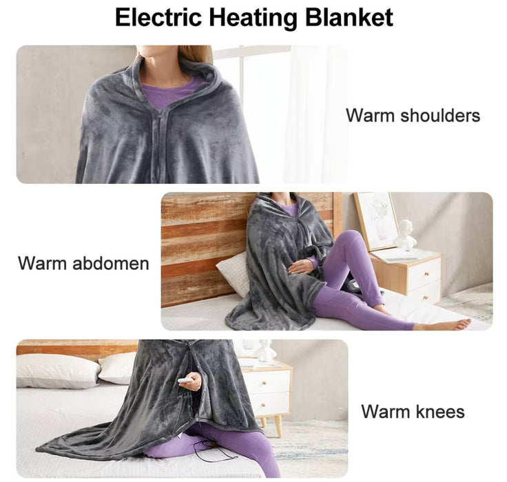 Elektrisk varmeteppe, varmepledd og ultra myk Heating Blanket - Overrask.no