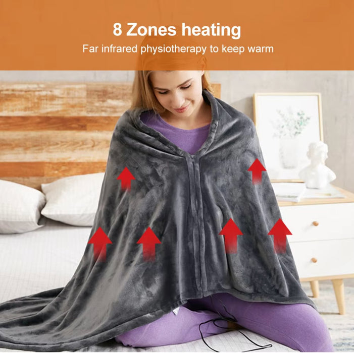 Elektrisk varmeteppe, varmepledd og ultra myk Heating Blanket - Overrask.no