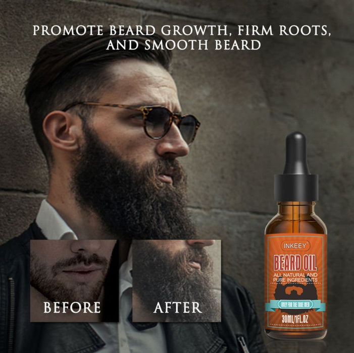 Hurtigvirkende beard oil for rask skjeggvekst