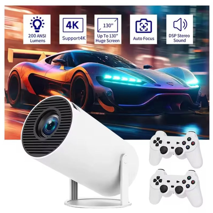 HY300 Pro Projector with 1000 games - Overrask.no