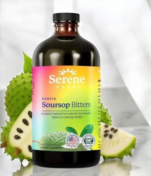 Soursop Bitters Liquid | Daglig urtestøtte for fordøyelse, energi og velvære - Overrask.no