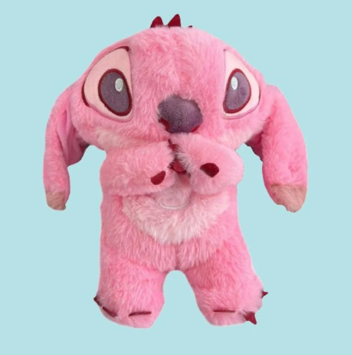 Kawaii Stitch Plush Doll med avslappende musikk og pustefunksjon - Overrask.no