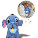 Kawaii Stitch Plush Doll med avslappende musikk og pustefunksjon - Overrask.no