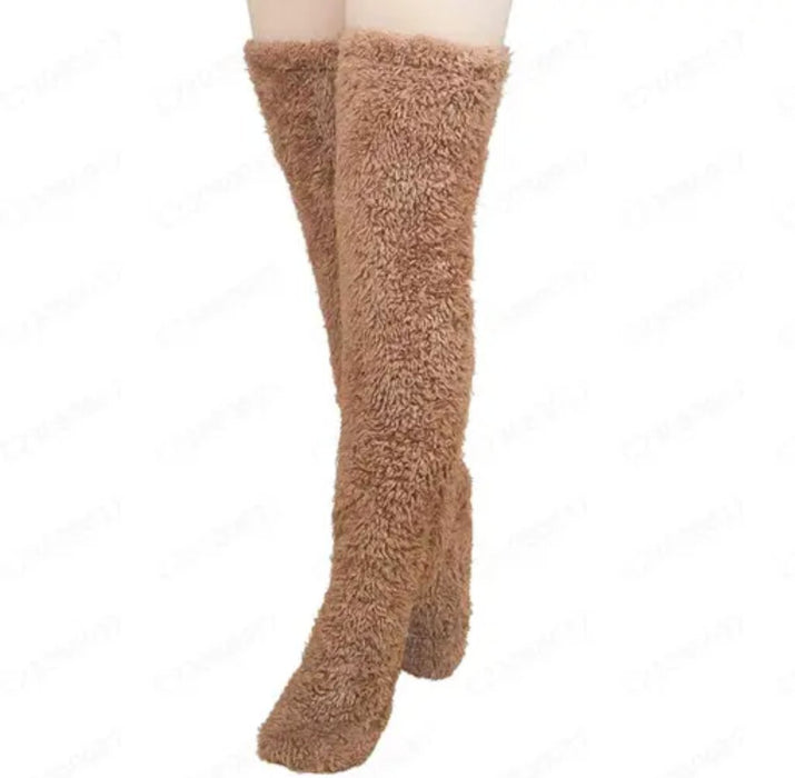 Lange og varme vinter sokker - CozyPaws Sock Slippers - Overrask.no