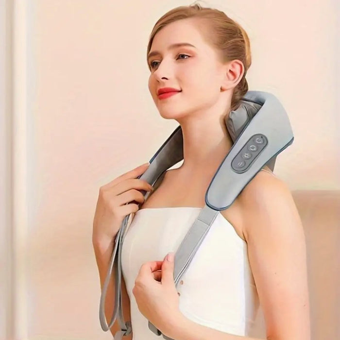Nakkemassasje apparat for skuldre og nakke med varme - Overrask.no