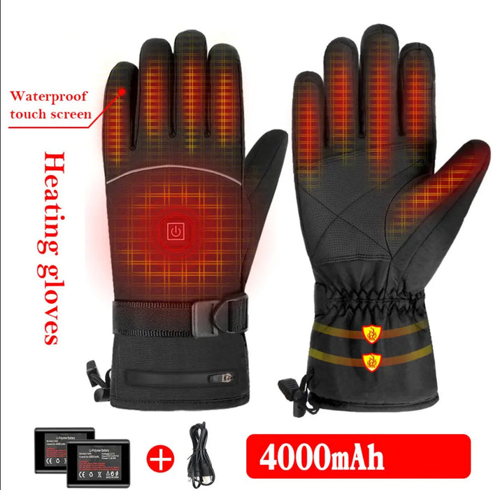 Oppladbare vinter hansker og elektriske Oppvarmede Heat Gloves - Overrask.no