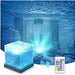 Water wave galaxy projector and Dynamic galaxy cube lamp - Overrask.no