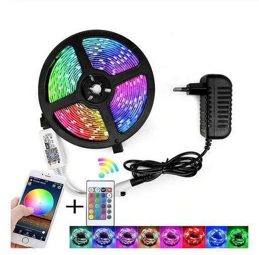 5 meter Led strips med WIFI og Bluetooth App - Overrask.no