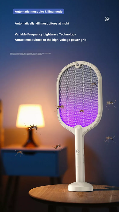 Bærbar og oppladbar myggfanger Mosquito Killer Racket