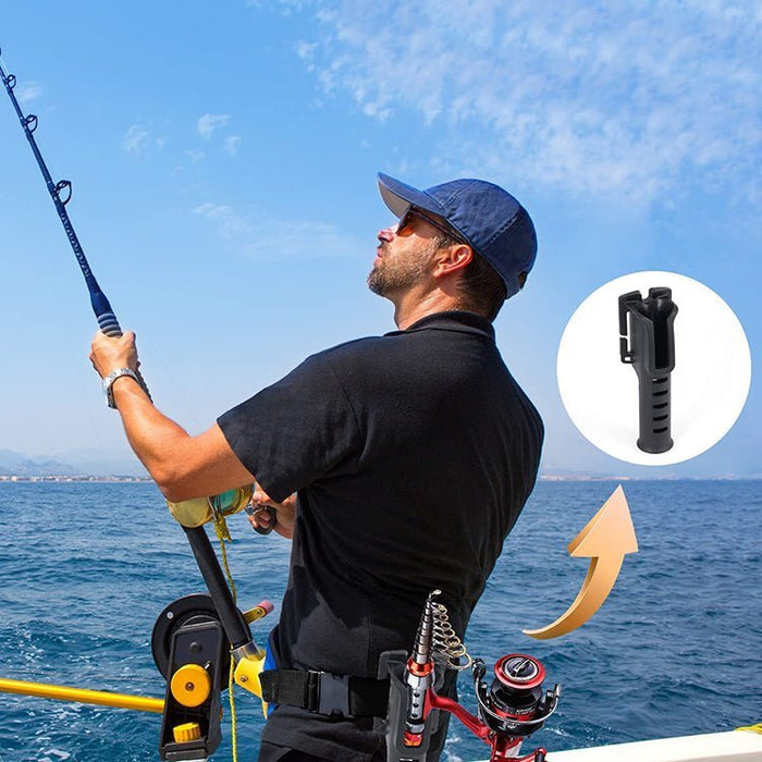 Adjustable Belt Fishing Rod Holder fiske stang belt - Overrask.no