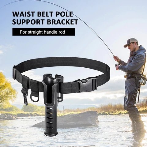 Adjustable Belt Fishing Rod Holder fiske stang belt - Overrask.no