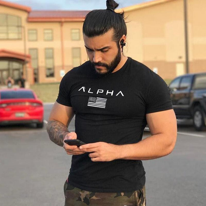 Alpha Flag Ath-Fit™ Tee - Overrask.no