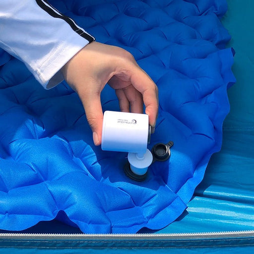 Bærbar 3 in 1 air pump inflator oppladbar luftpumpe med lampe - Overrask.no