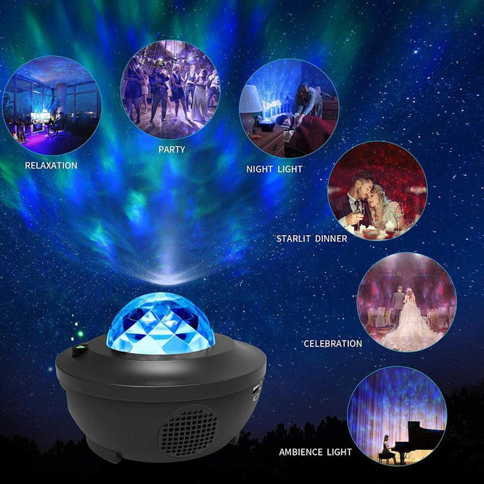 Galaxy LED projector lights - Stjernehimmel projektor - Overrask.no