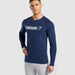Gymshark Apollo Long Sleeve T-Shirt - Blue - Overrask.no