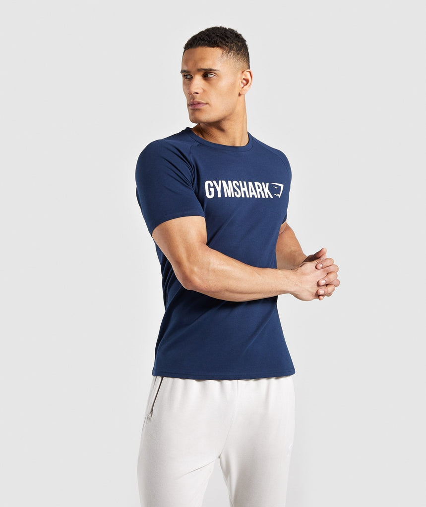 Gymshark Apollo T-Shirt - Blue