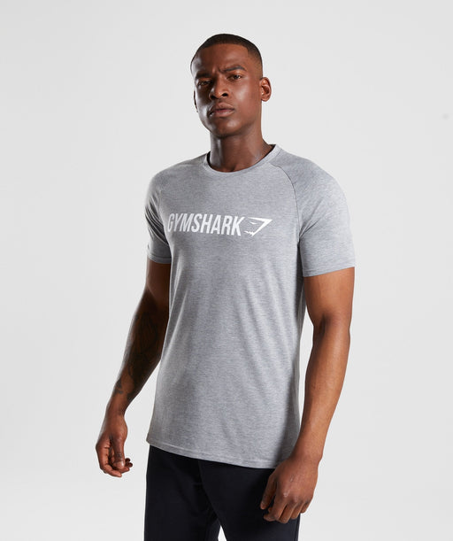Gymshark Apollo T-Shirt - Grey - Overrask.no