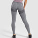 Gymshark Flex High Waisted Leggings - Charcoal Marl/ Dusky Pink - Overrask.no
