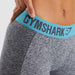 Gymshark Flex Leggings - Charcoal Marl/Dusky Teal - Overrask.no