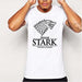 House of Stark Winterfell Wolf T - shirts - Overrask.no