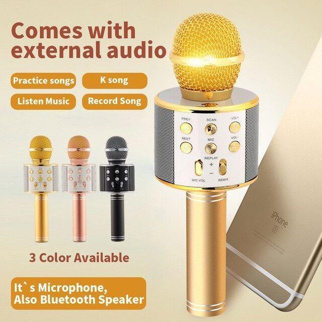 Karaoke-mikrofonen med Bluetooth-tilkobling - Overrask.no