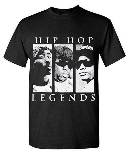 Legends Tupac Biggy Eazy-E Tee - Overrask.no