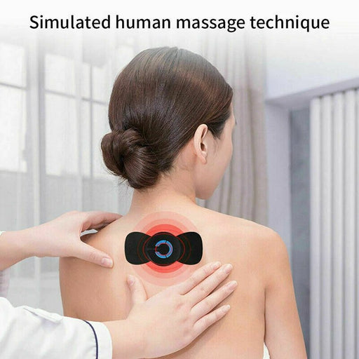 Mini Electric Neck Massager Cervical Massage Patch Muscle Relief Pain Relaxation Shoulder - Overrask.no