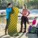 Oppblåsbar fjærlett luftmadrass for backpacking, camping, telttur og hengekøyer - Overrask.no