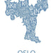 Oslo kart (blå kart) - Overrask.no