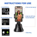 Portable Auto 360 degree rotation Tracking selfie stand - overrask.no