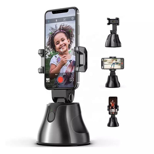 Portable Auto 360 degree rotation Tracking selfie stand - overrask.no