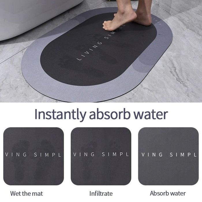 Super absorbent badekarmatte Anti-slip - Overrask.no