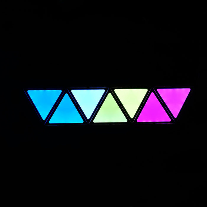 Veggbelysning – Trekantformet Farge LED med SMD, APP, og IR - Overrask.no