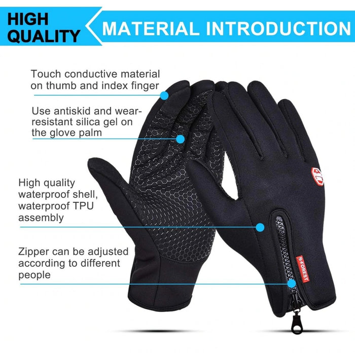 Vind og vanntett hansker, Touchscreen-hansker - Overrask.no